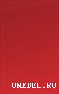 Цвет фасадов плёночный МДФ Сидак Красный  глянец №123